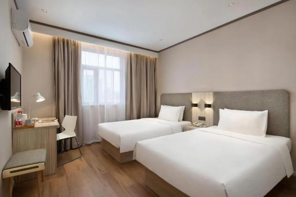Bed in Hanting Hotel Changsha Xiangya Fu'er Ziyuan Road