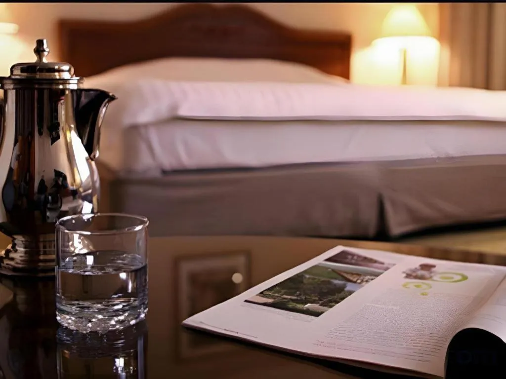 Bed in Onyang Hot Spring Hotel