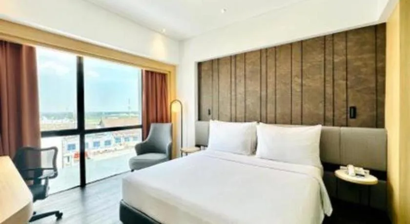 Bed in Brits Hotel Karawang