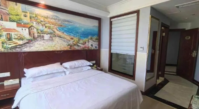 Bed in Vienna Classic Hotel Ningbo Xiangshan Wanda