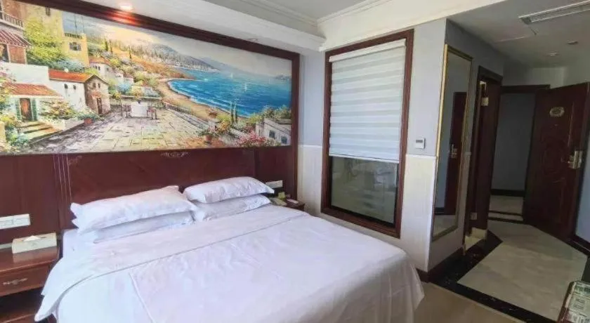 Bed in Vienna Classic Hotel Ningbo Xiangshan Wanda