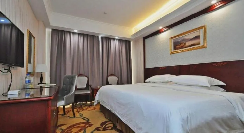 Bed in Vienna Classic Hotel Ningbo Xiangshan Wanda