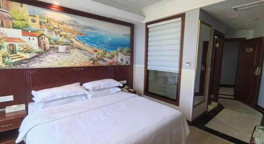 Bed in Vienna Classic Hotel Ningbo Xiangshan Wanda