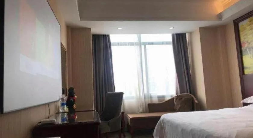 Bed in Vienna Classic Hotel Ningbo Xiangshan Wanda