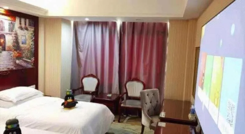 Bed in Vienna Classic Hotel Ningbo Xiangshan Wanda