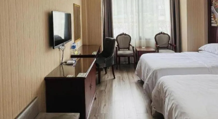 Bed in Vienna Classic Hotel Ningbo Xiangshan Wanda