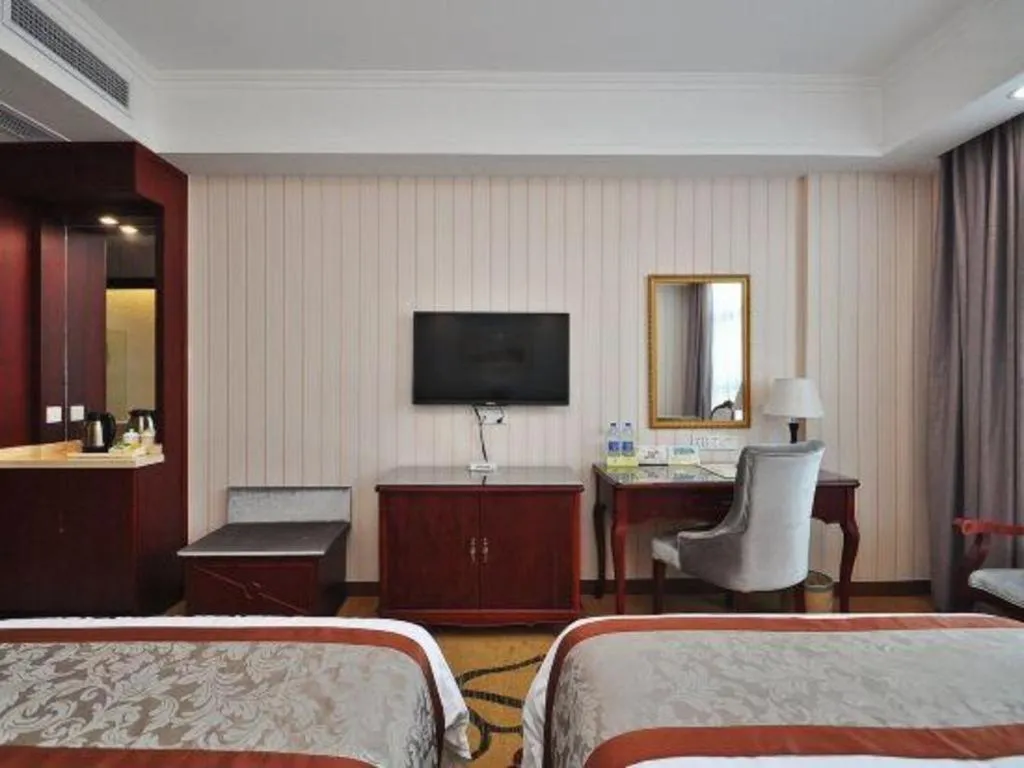 Bed in Vienna Classic Hotel Ningbo Xiangshan Wanda