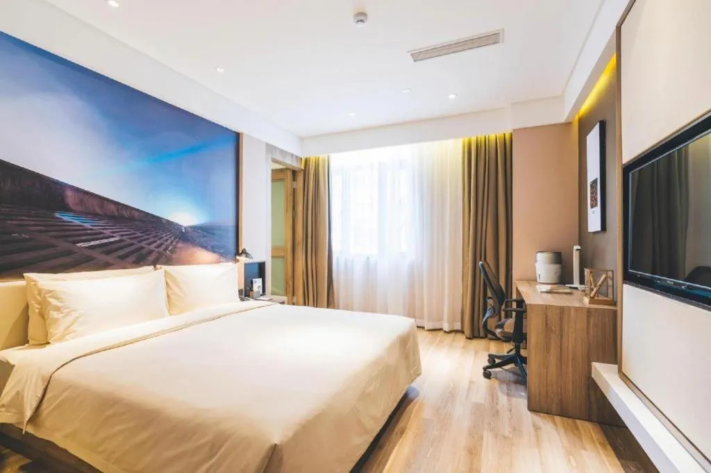 Bed in Vienna Hotel Shanghai Hongqiao Huaxin Road