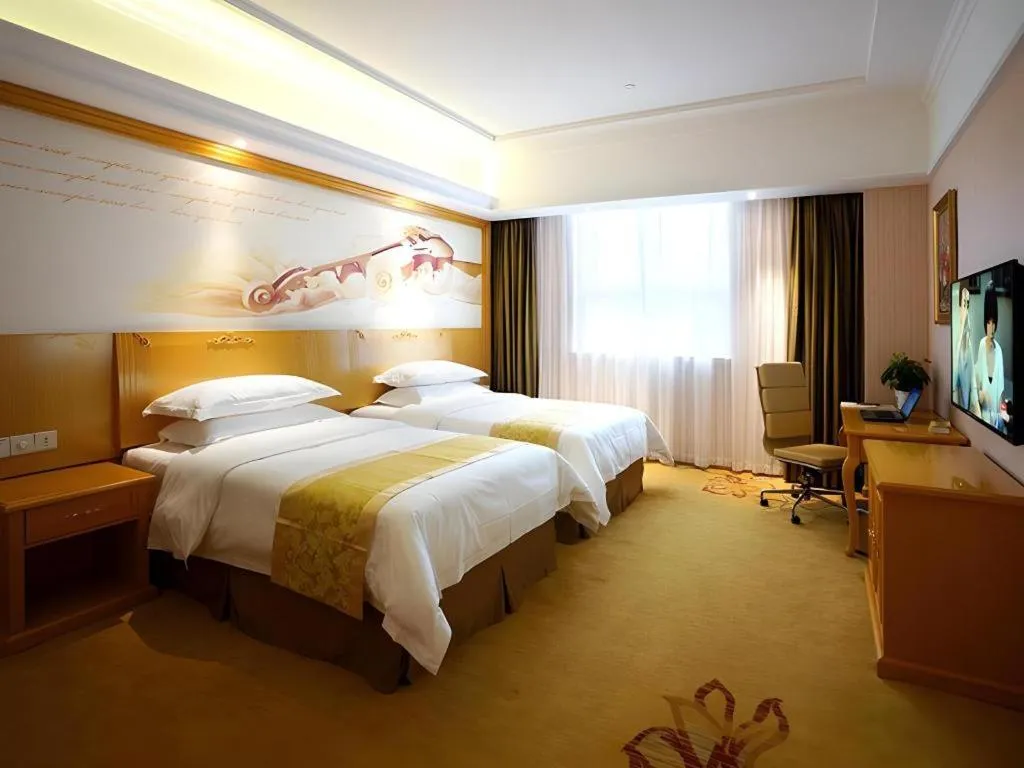 Bed in Vienna Hotel Shanghai Hongqiao Huaxin Road
