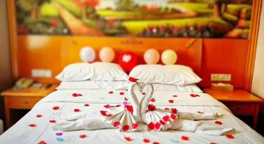 Bed in Vienna Hotel Shanghai Hongqiao Huaxin Road