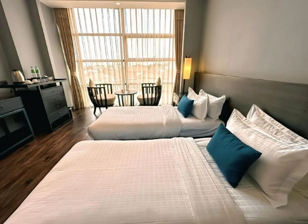 Bed in Tera Hotel Vientiane