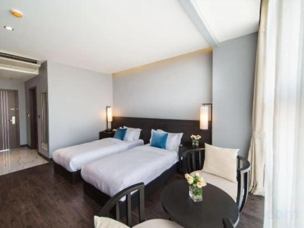 Bed in Tera Hotel Vientiane