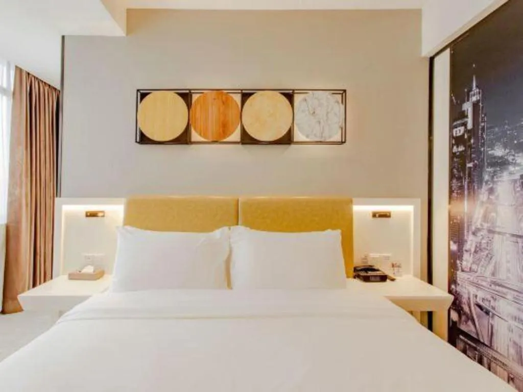 Bed in Ibis Styles Chengdu Chunxi Taikoo Li Hotel