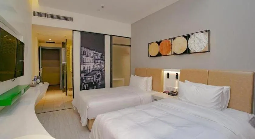 Bed in Ibis Styles Chengdu Chunxi Taikoo Li Hotel