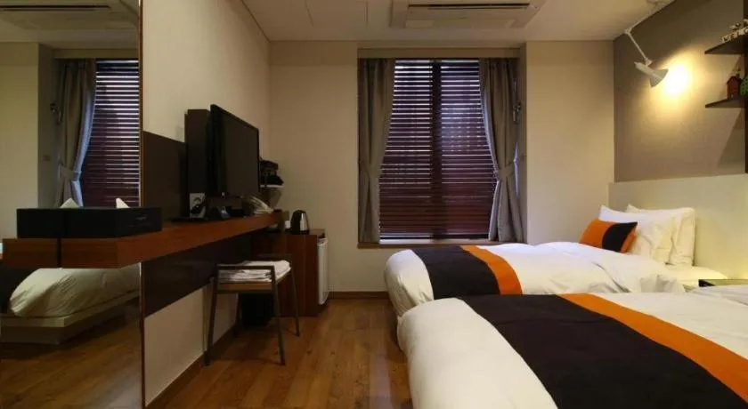 Bed in KT&G Sangsangmadang Chuncheon Stay (Korea Quality)