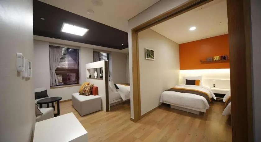 Bed in KT&G Sangsangmadang Chuncheon Stay (Korea Quality)