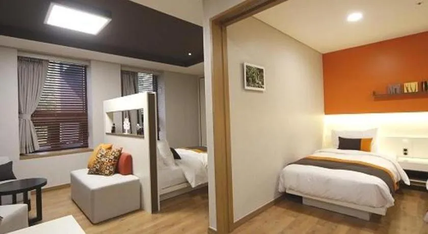Bed in KT&G Sangsangmadang Chuncheon Stay (Korea Quality)