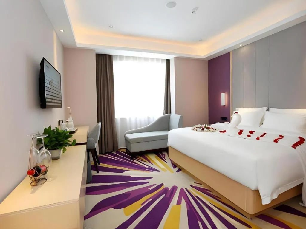 Bed in Lavande Hotel Bejing West Station South Square Lize Commercial Zone