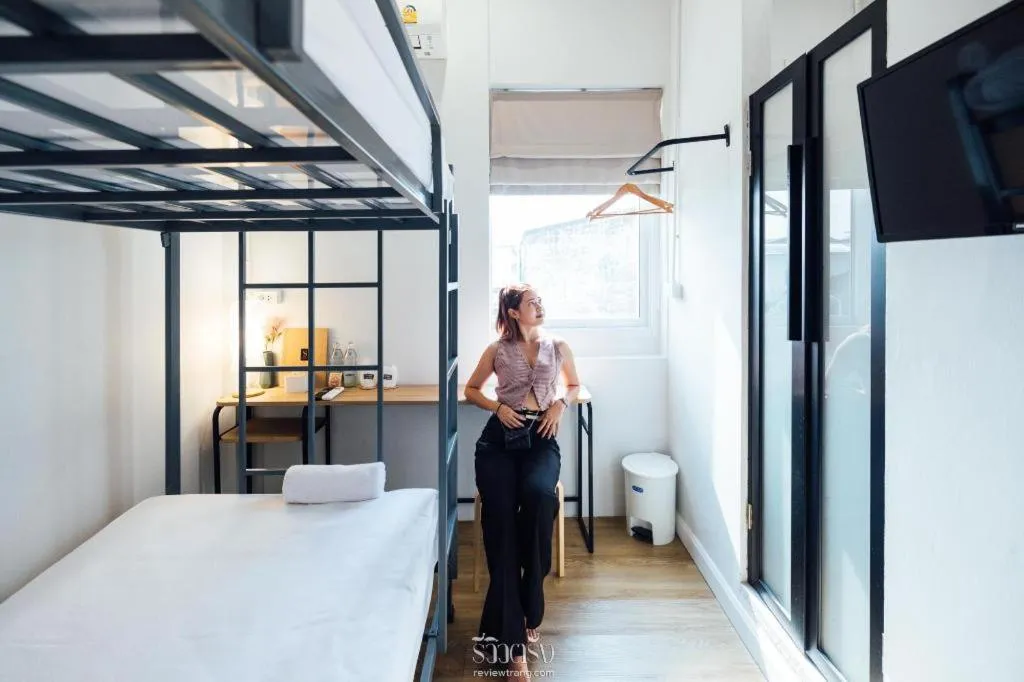 Bed in Sirichai Design Hotel