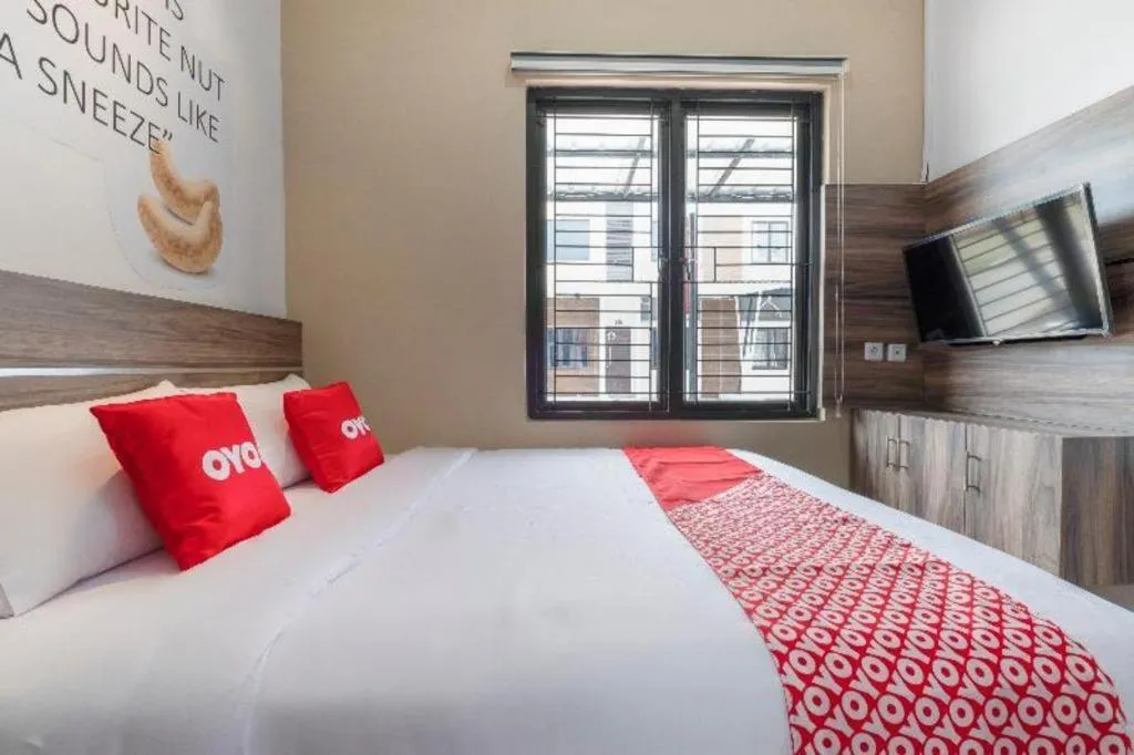 Bed in OYO Life 3246 Walnut Inn G-10