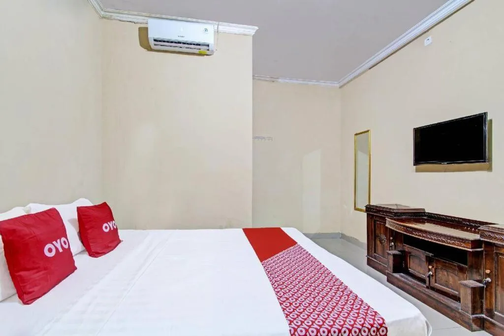 Bed in OYO 91353 Hotel Surya Andesa