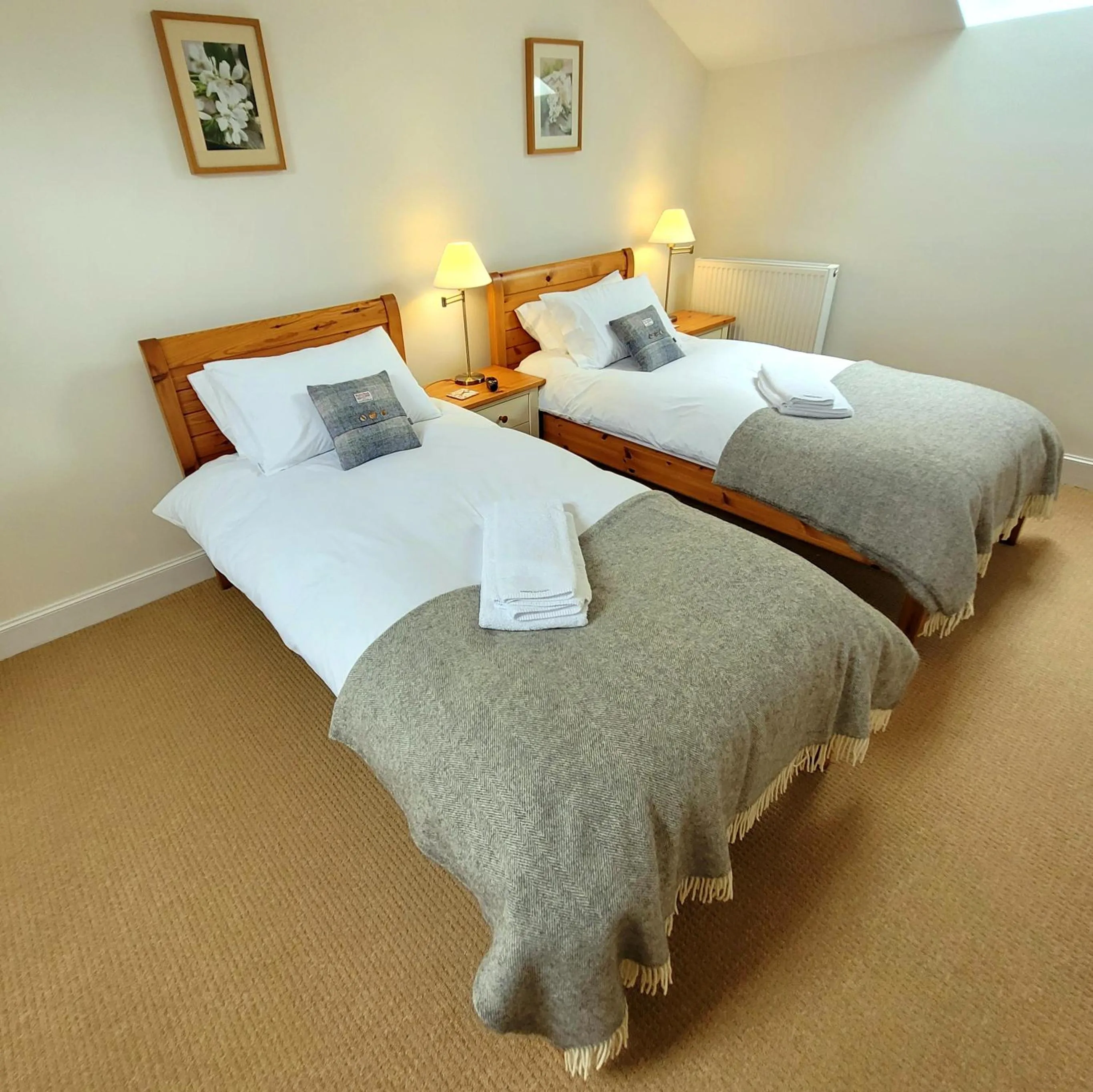 Bed in Loch Lomond Finnich Cottages
