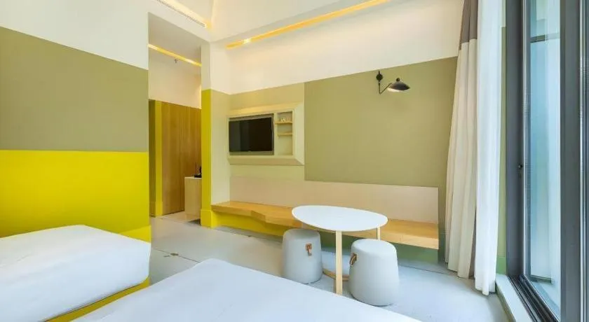 Bed in SongShan Lake PingShang Serviced Hotel