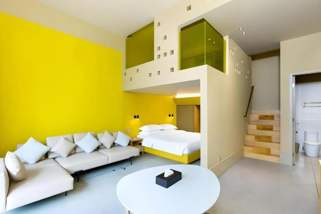 Bed in SongShan Lake PingShang Serviced Hotel