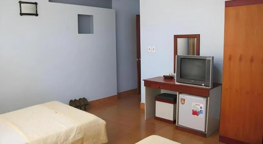 Bed in Ciao CatBa Hotel