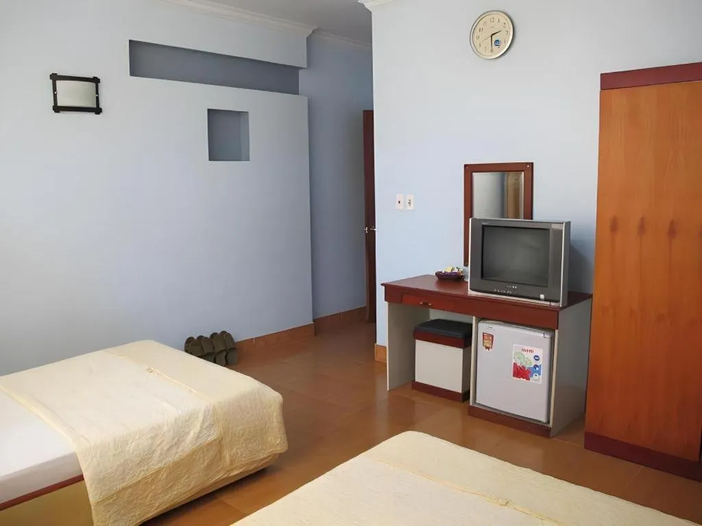 Bed in Ciao CatBa Hotel