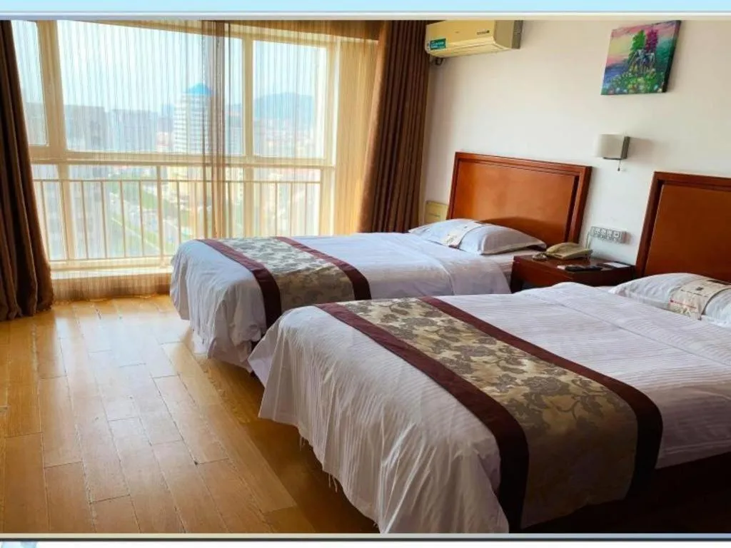 Bed in GreenTree Inn Weihai Liugongdao Wharf Qingdao North Road Express Hotel