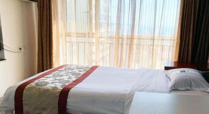 Bed in GreenTree Inn Weihai Liugongdao Wharf Qingdao North Road Express Hotel
