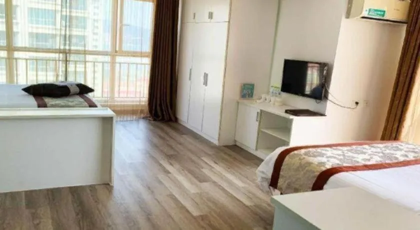 Bed in GreenTree Inn Weihai Liugongdao Wharf Qingdao North Road Express Hotel