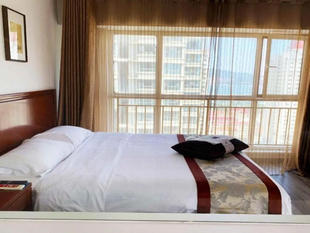 Bed in GreenTree Inn Weihai Liugongdao Wharf Qingdao North Road Express Hotel
