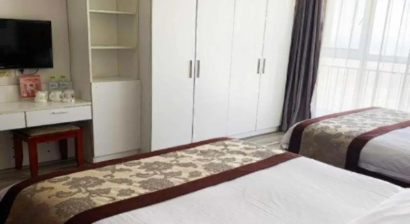 Bed in GreenTree Inn Weihai Liugongdao Wharf Qingdao North Road Express Hotel