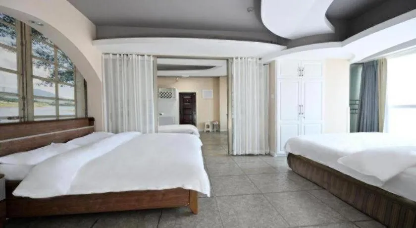 Bed in GreenTree Inn Weihai Liugongdao Wharf Qingdao North Road Express Hotel
