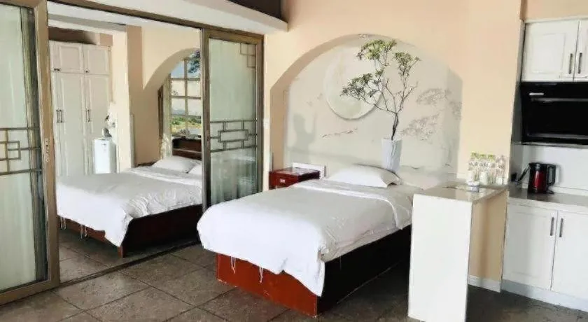 Bed in GreenTree Inn Weihai Liugongdao Wharf Qingdao North Road Express Hotel