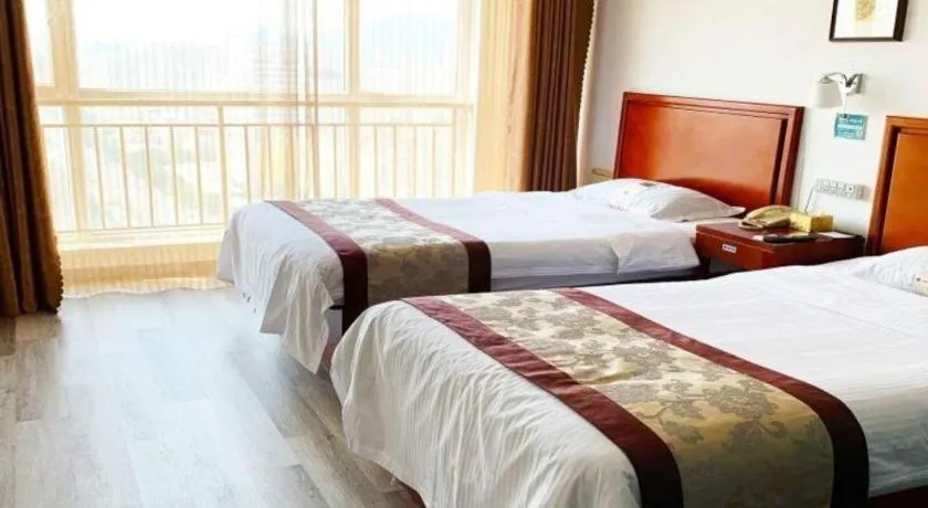 Bed in GreenTree Inn Weihai Liugongdao Wharf Qingdao North Road Express Hotel