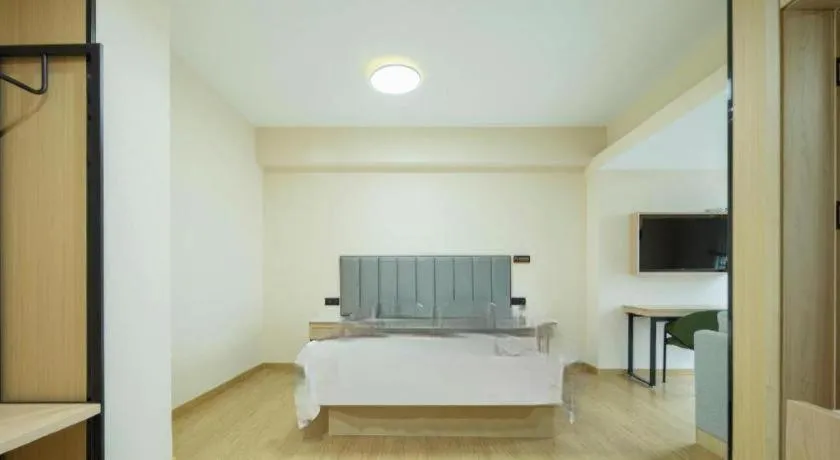 Bed in GreenTree Inn Weihai Liugongdao Wharf Qingdao North Road Express Hotel