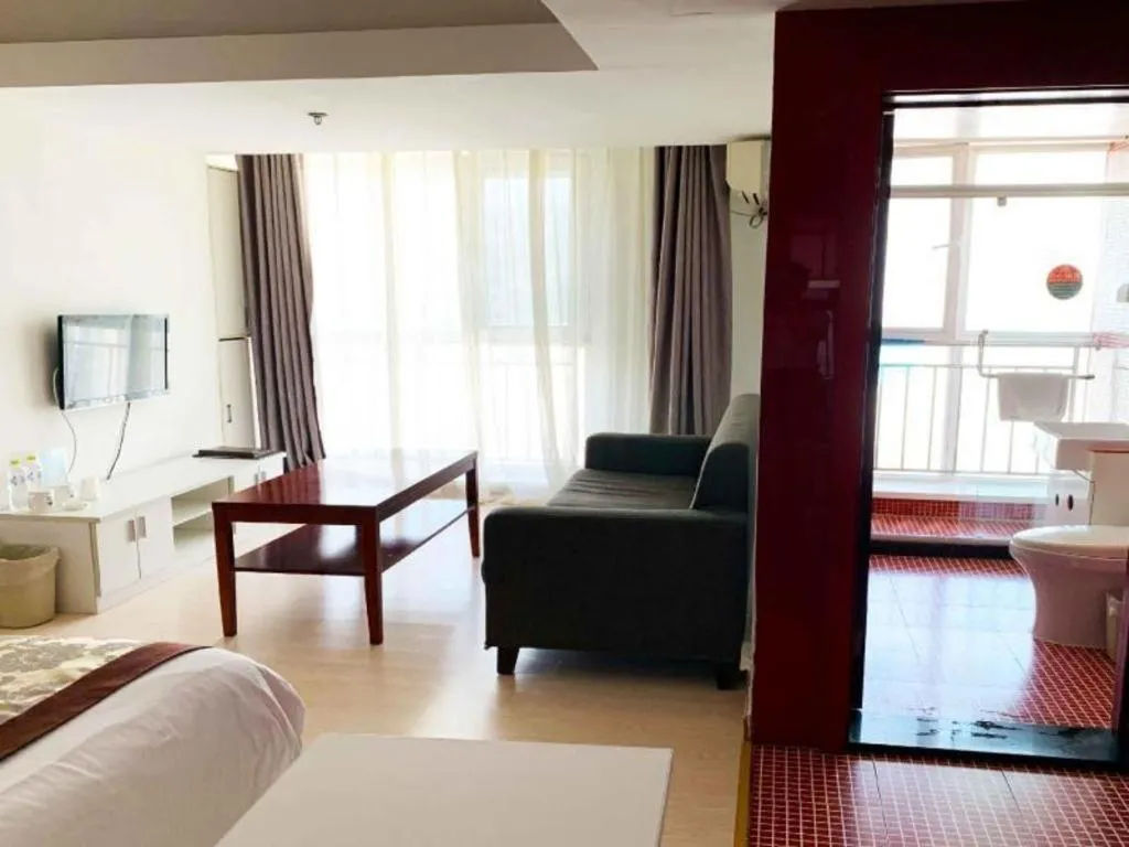 Bed in GreenTree Inn Weihai Liugongdao Wharf Qingdao North Road Express Hotel