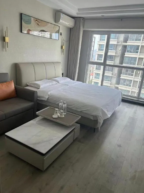 Bed in GreenTree Inn Weihai Liugongdao Wharf Qingdao North Road Express Hotel