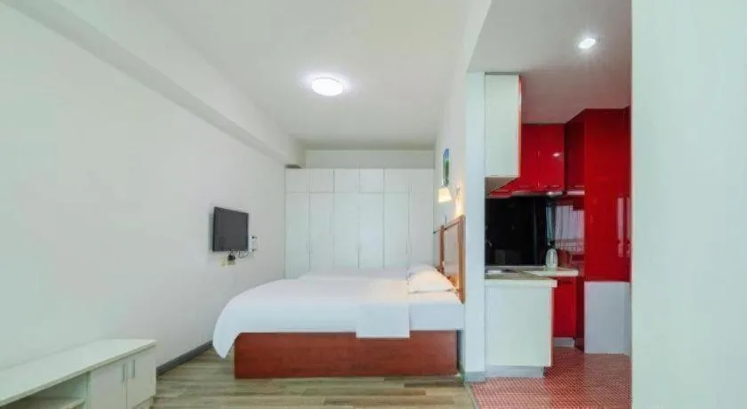 Bed in GreenTree Inn Weihai Liugongdao Wharf Qingdao North Road Express Hotel