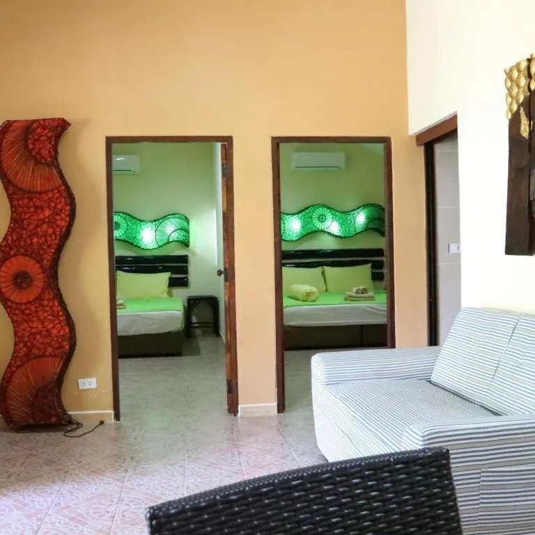 Bed in Kamala Tropical Garden Hotel