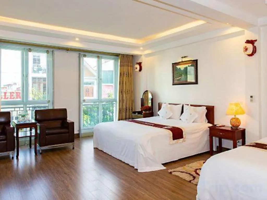 Bed in Ngoc Anh Hotel 2 Ninh Binh