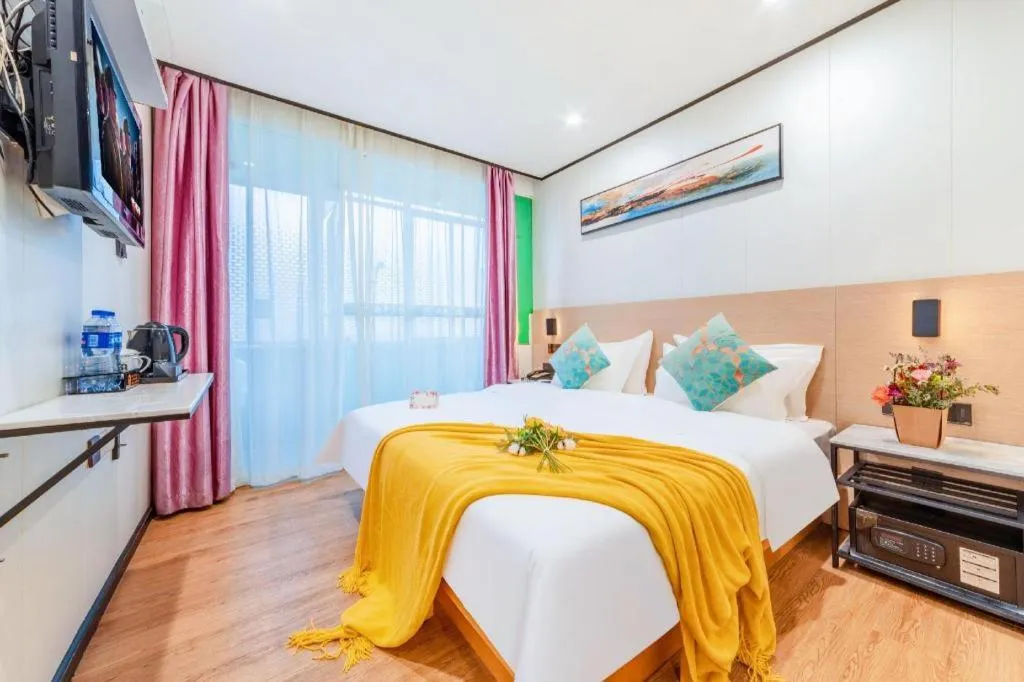 Bed in Xinghe Xinfeng Hotel Railway Station & Bus Station Branch