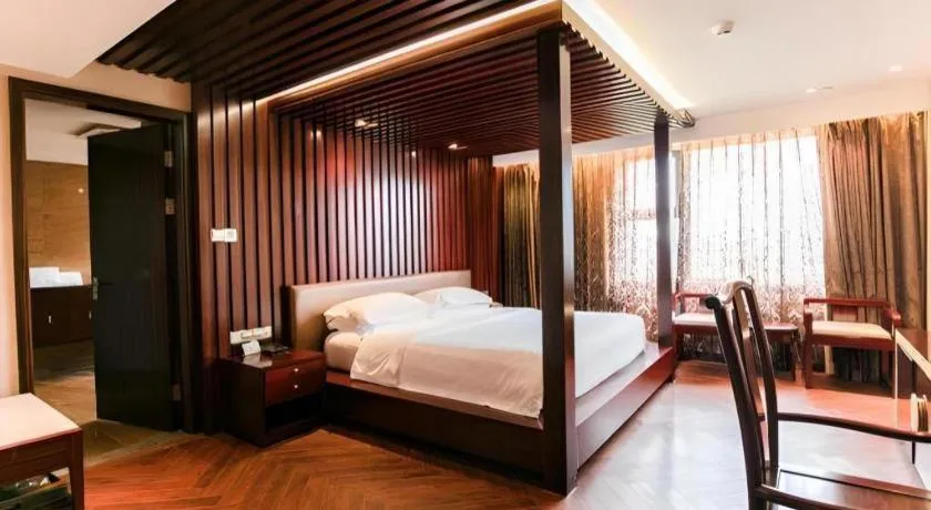 Bed in Fuzhou Fliport Garden Hotel