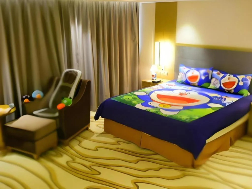 Bed in Fuzhou Fliport Garden Hotel