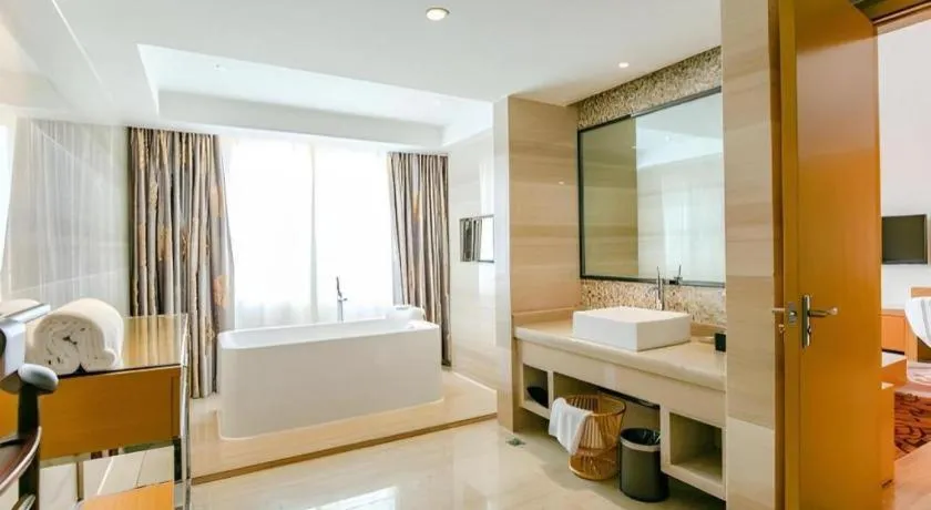 Bed in Fuzhou Fliport Garden Hotel