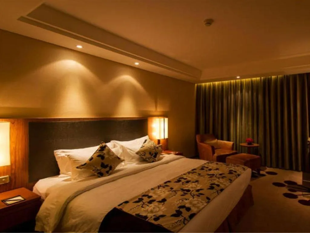 Bed in Fuzhou Fliport Garden Hotel