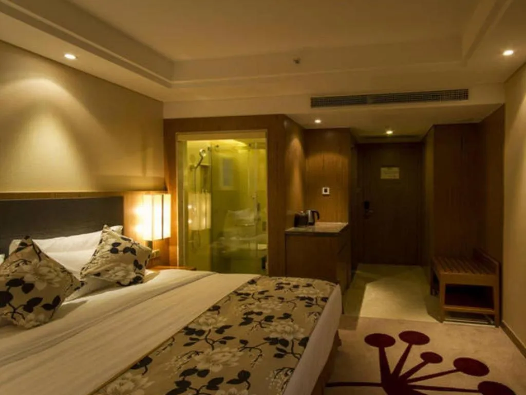 Bed in Fuzhou Fliport Garden Hotel
